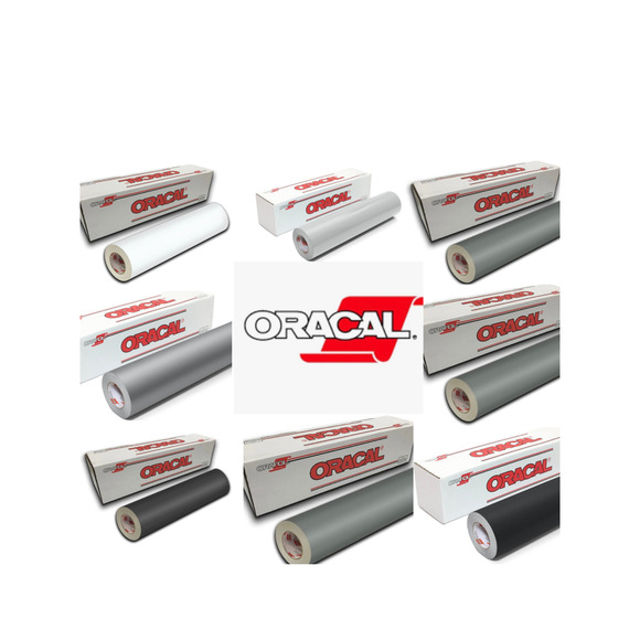 Oracal 8 Pack 12" x 1 Yard 651 Series Outdoor Cricut Adhesive Vinyl Sticker Roll - Picture 1 of 12